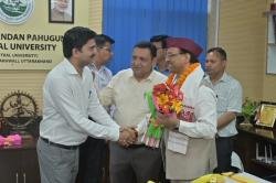 Prof. Sri Prakash Singh assumed the Office of Vice-Chancellor